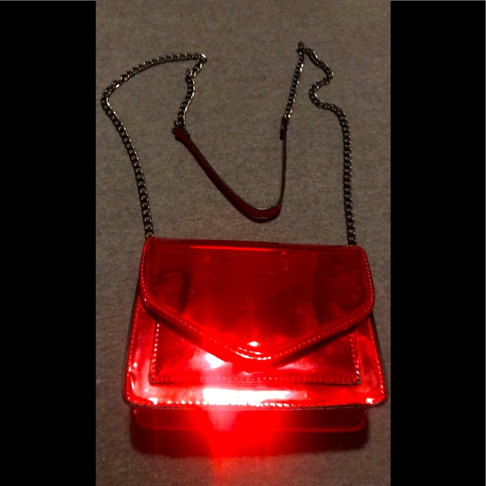 Metallic RED handbag